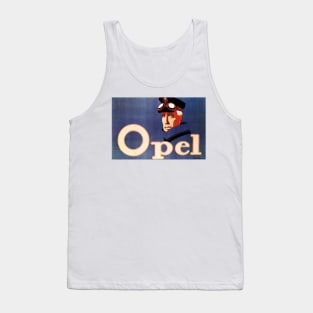 OPEL Automobiles by Hans Rudi Erdt 1911 Vintage German Plakatstil Style Advertisement Tank Top